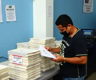 distribuição das urnas eletrônicas